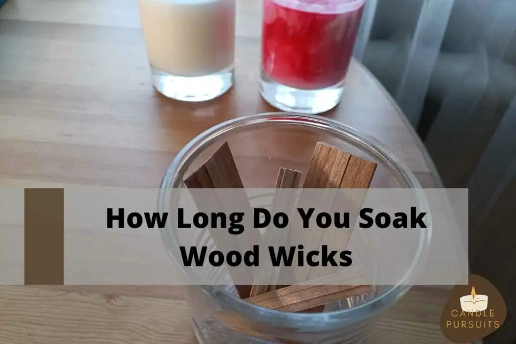 preparing wooden wicks for soak