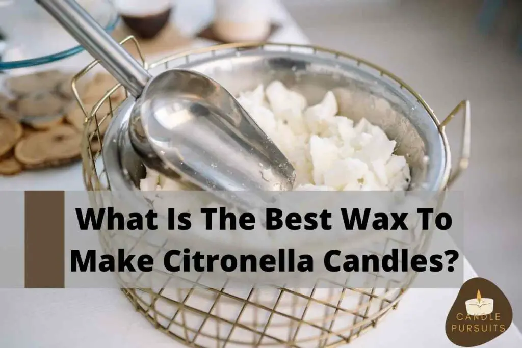 Preparing wax for Citronella candle