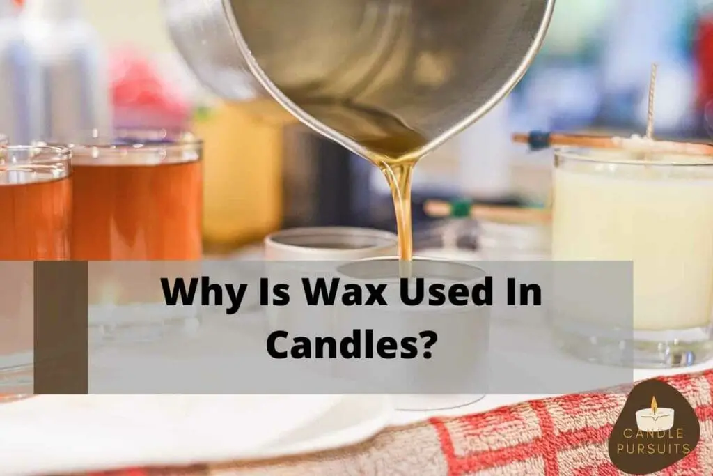 Pouring wax (candle making)