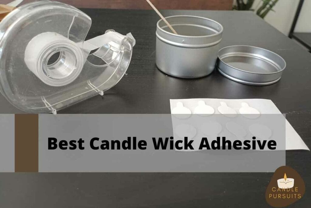 candle wick adhesive