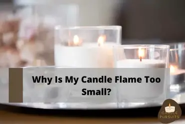 چرا شعله شمع کوچیکه یا کمه